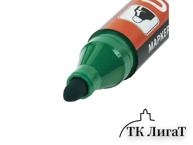Маркер перманентный ULTRA MARKER, ЗЕЛЕНЫЙ, 3,5 мм, с клипом, BRAUBERG, 152207