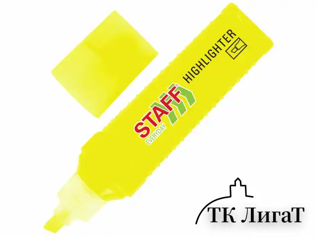 Набор текстовыделителей 12 ЦВЕТОВ, STAFF EVERYDAY HL-707, 6 неоновых цветов + 6 пастельных цветов, линия 1-5 мм, скошен. наконечник, 152552