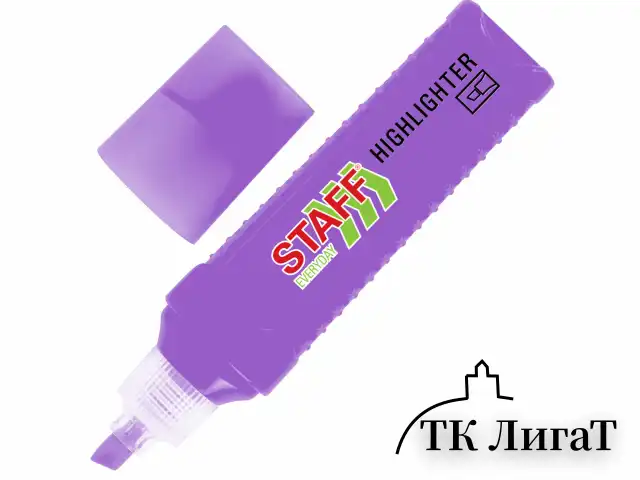 Набор текстовыделителей 12 ЦВЕТОВ, STAFF EVERYDAY HL-707, 6 неоновых цветов + 6 пастельных цветов, линия 1-5 мм, скошен. наконечник, 152552