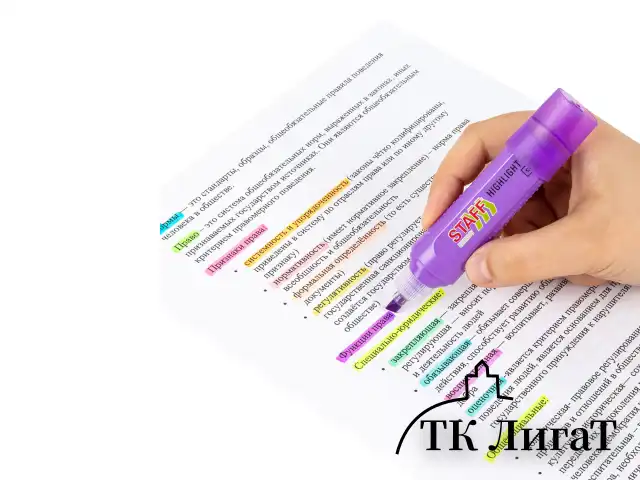 Набор текстовыделителей 12 ЦВЕТОВ, STAFF EVERYDAY HL-707, 6 неоновых цветов + 6 пастельных цветов, линия 1-5 мм, скошен. наконечник, 152552