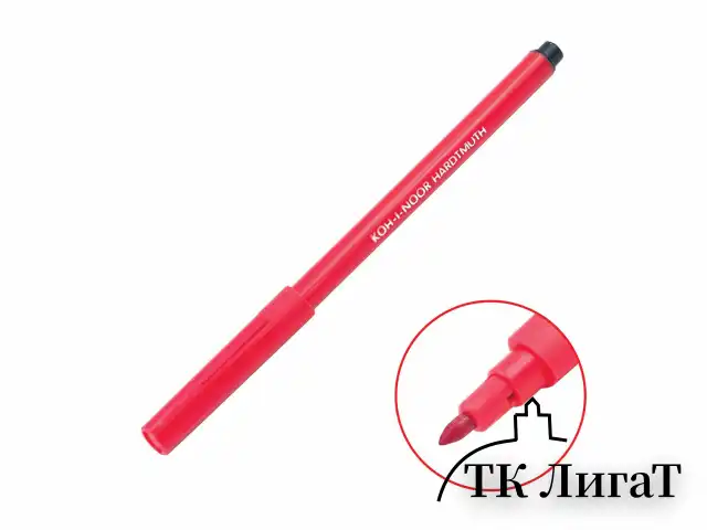 Фломастеры KOH-I-NOOR "TEENAGE" 1002, 18 цветов, смываемые, картонная упаковка, европодвес, 771002AH23KS