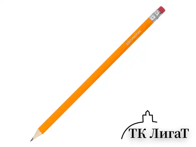 Карандаши чернографитные простые с ластиком HB, ВЫГОДНАЯ УПАКОВКА КОМПЛЕКТ 12 штук, BRAUBERG, 180635