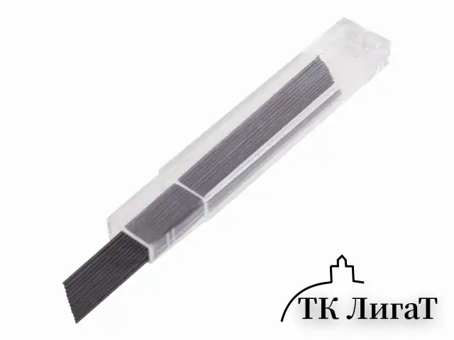 Грифели запасные 0,5 мм, HB, STAFF "EVERYDAY" MPL-876, КОМПЛЕКТ 12 шт., 180876