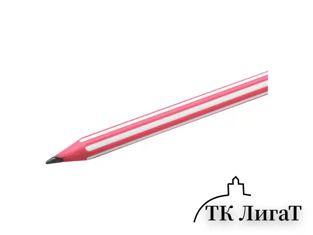 Карандаш чернографитный BIC, 1 шт., "Evolution Stripes", HB, корпус ассорти, 918487