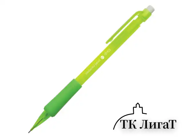 Карандаш механический 0,7 мм, STAFF "College" MP-422, ластик, резиновый грип, корпус тонированный ассорти, 181423