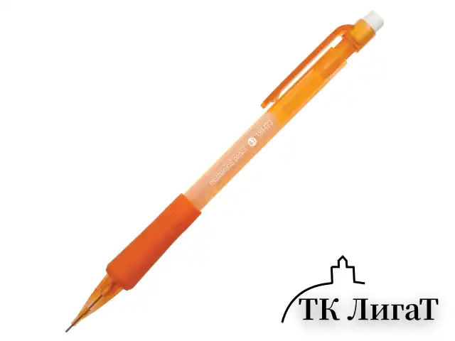 Карандаш механический 0,7 мм, STAFF "College" MP-422, ластик, резиновый грип, корпус тонированный ассорти, 181423