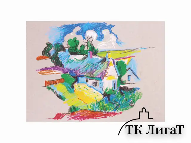 Пастель масляная художественная BRAUBERG ART CLASSIC, УТОЛЩЕННАЯ, 12 цветов, круглое сечение, 181450