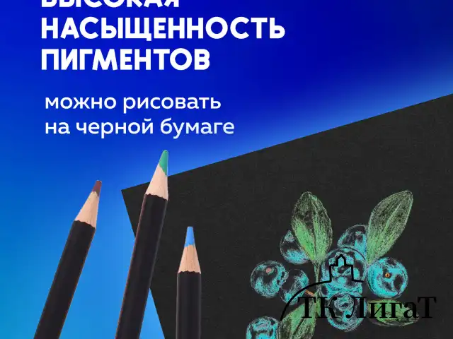 Карандаши художественные цветные BRAUBERG ART CLASSIC, 24 цвета, МЯГКИЙ грифель 3,3 мм, 181537