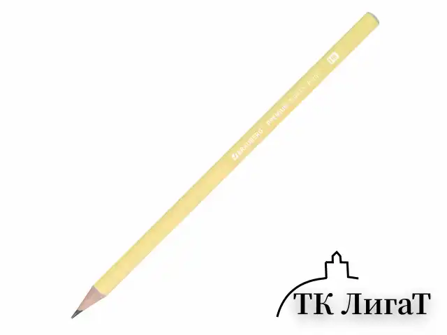 Карандаш чернографитный BRAUBERG "PREMIUM TURKEY", 1 шт., "Pastel", НВ, ассорти, дисплей, 181559