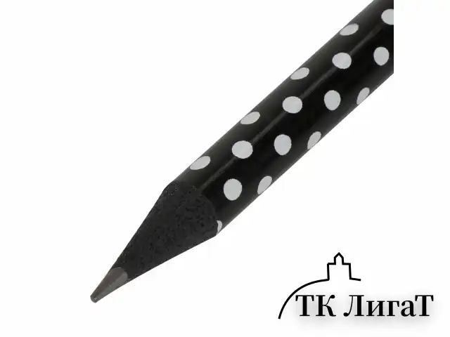 Карандаш чернографитный BRAUBERG "PREMIUM TURKEY", 1 шт., "Dots", НВ, ассорти, дисплей, 181563