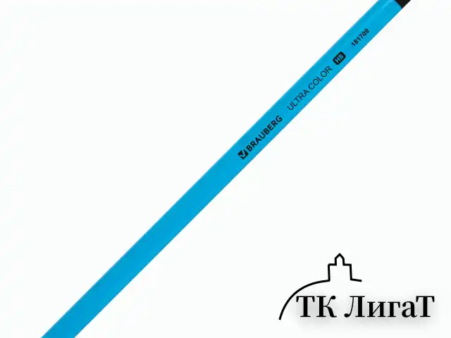 Набор карандашей чернографитных BRAUBERG "ULTRA COLOR" 4 шт., HB, с ластиком, пластиковые, 181709