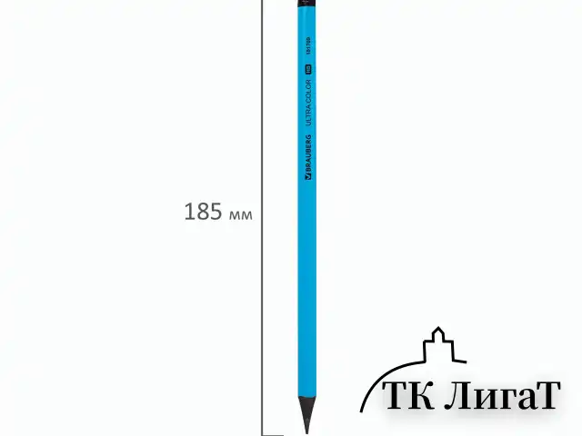 Набор карандашей чернографитных BRAUBERG "ULTRA COLOR" 4 шт., HB, с ластиком, пластиковые, 181709