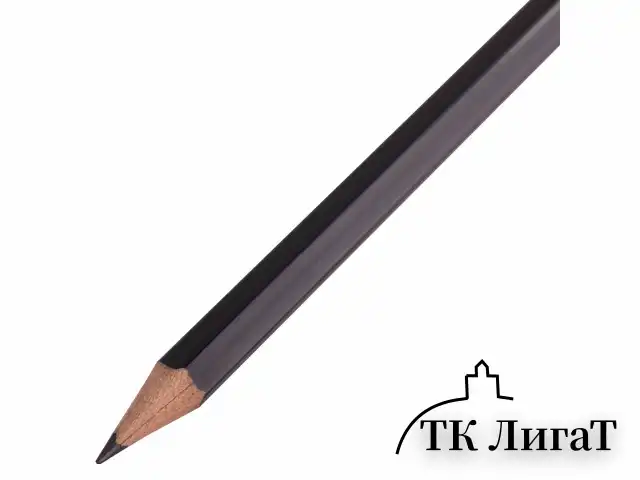 Набор карандашей чернографитных BRAUBERG "Style" 12 шт., HB, с ластиком, корпус черно-серый, 181719