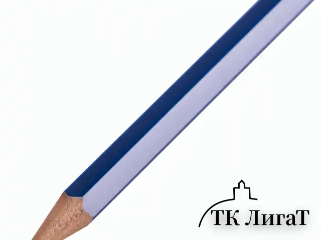 Карандаш чернографитный BRAUBERG "GX-100", 1 шт., HB, с ластиком, корпус синий, 181720