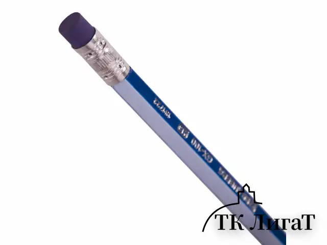 Набор карандашей чернографитных BRAUBERG "GX-100" 12 шт., HB, с ластиком, корпус синий, 181722
