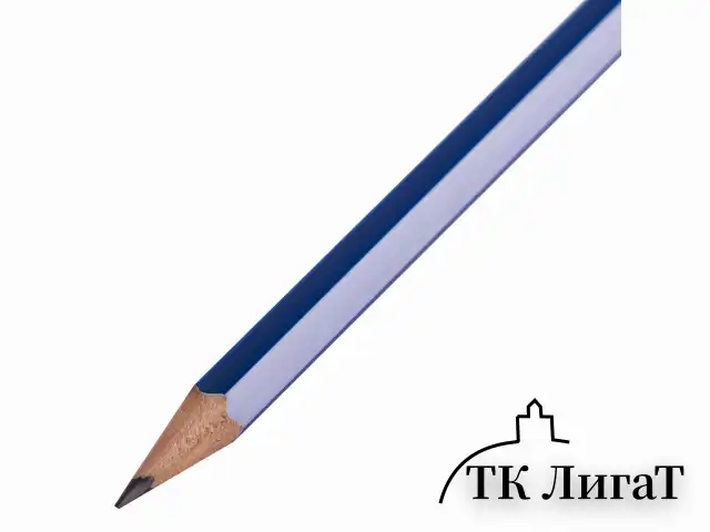 Набор карандашей чернографитных BRAUBERG "GX-100" 12 шт., HB, с ластиком, корпус синий, 181722