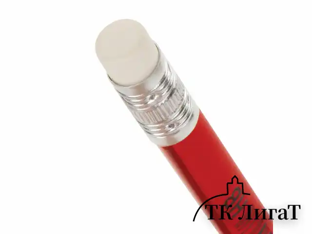 Карандаш чернографитный STAFF "Basic" BLP-744, 1 шт., НВ, с ластиком, пластик, корпус ассорти, 181744