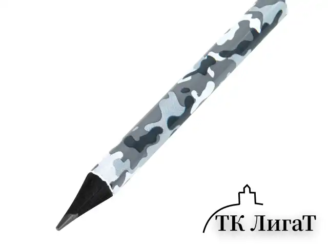 Карандаш чернографитный BRAUBERG "ARMY", 1 шт., HB, корпус ассорти, 181770