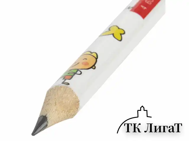 Карандаш чернографитный ПИФАГОР "ЭНИКИ-БЕНИКИ", 1 шт., HB, с ластиком, корпус ассорти, 181787