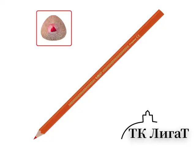 Карандаши цветные BIC "Intensity", 12 цветов, трехгранные, 9505272