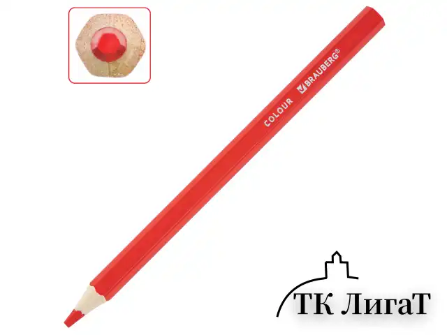 Карандаши цветные утолщенные BRAUBERG KIDS, 24 цвета, шестигранные, грифель 5 мм, натуральное дерево, 181879