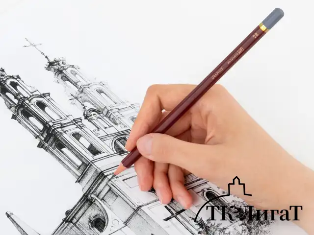 Карандаш чернографитный художественный 2B, 1 шт., BRAUBERG ART "PREMIERE", ВЫСШЕЕ КАЧЕСТВО, 181888