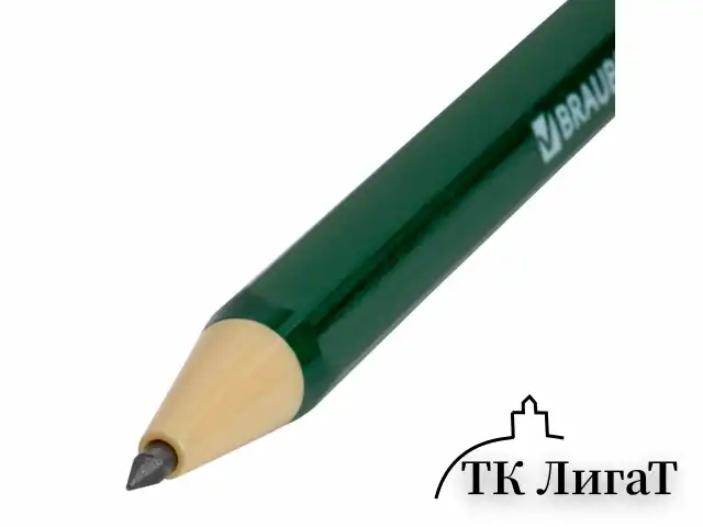 Карандаш механический цанговый 2 мм, BRAUBERG STYLE, HB, встроенная точилка, корпус ассорти, 181960