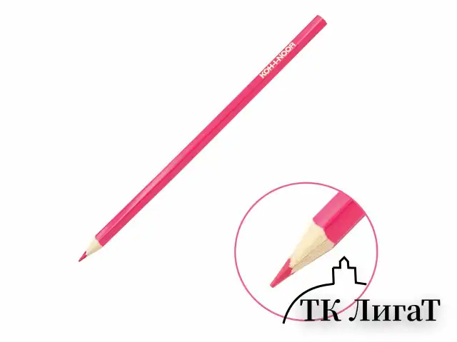 Карандаши цветные KOH-I-NOOR "RED LION" 36 цветов, шестигранные, 2,8 мм, натуральное дерево, 3555/36, 3555036063KS