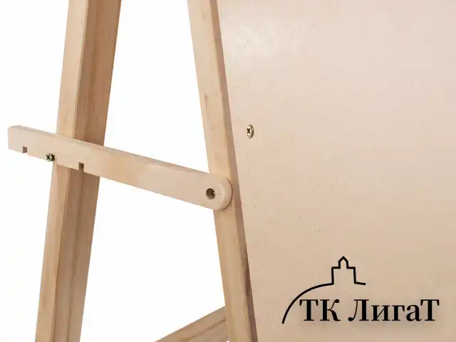 Мольберт напольный BRAUBERG ART CLASSIC "Хлопушка", планшет 60x60см, в собр.виде 60x120x5см, 190659
