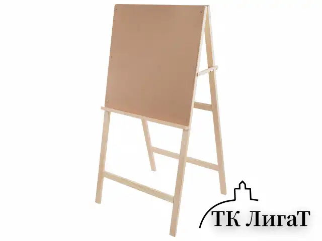 Мольберт напольный BRAUBERG ART CLASSIC "Хлопушка", планшет 60x60см, в собр.виде 60x120x5см, 190659