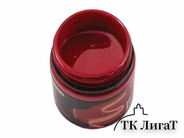 Краска по ткани акриловая "Декола", банка 50 мл, карминовая, 4128319