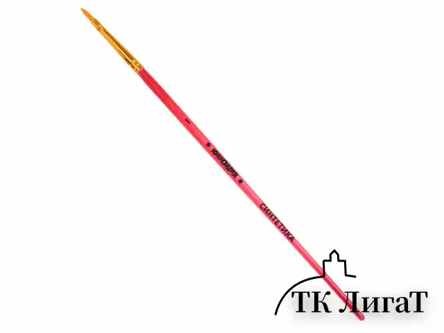 Кисти СИНТЕТИКА набор 5 шт. (круглая 3, плоская 2, 6, 14, овальная 1), блистер, ЮНЛАНДИЯ, 201069