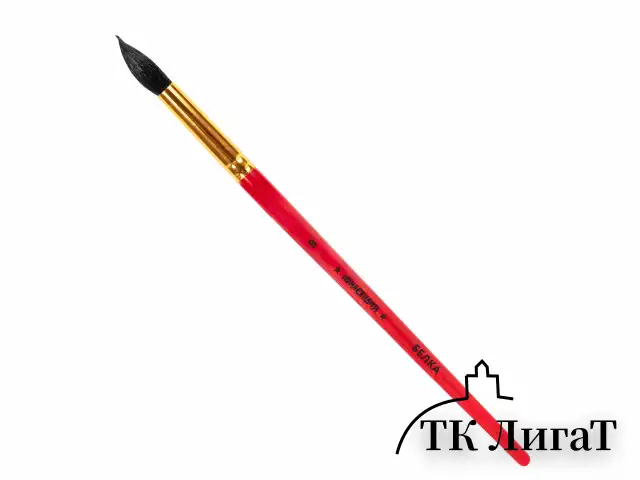 Кисти ПОНИ, БЕЛКА набор 5 шт. (пони круглые 2, 3, 5 белка круглые 6, 8) блистер, ЮНЛАНДИЯ, 201070