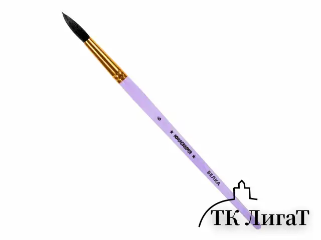 Кисти ПОНИ, БЕЛКА набор 5 шт. (пони круглые 2, 3, 5 белка круглые 6, 8) блистер, ЮНЛАНДИЯ, 201070
