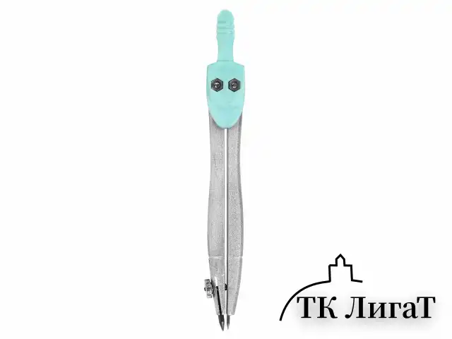 Готовальня BRAUBERG SCHOOL KIT, 8 предметов, циркуль 115 мм, чертежные принадлежности, мятный цвет, 210705