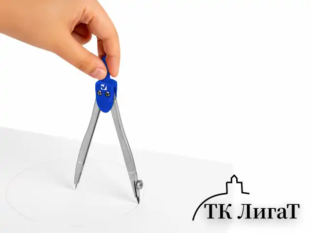 Готовальня BRAUBERG SCHOOL KIT, 8 предметов, циркуль 115 мм, чертежные принадлежности, металлический пенал со справочными материалами,210712