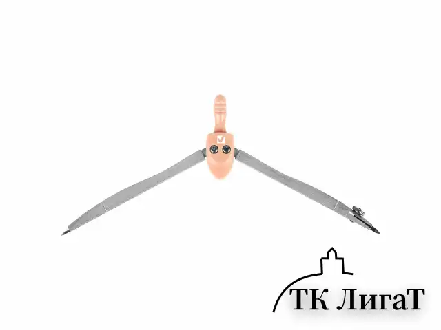 Готовальня BRAUBERG SCHOOL KIT, 11 предметов, циркуль 115 мм, циркуль 125 мм, чертежные принадлежности, персиковый цвет, 210717