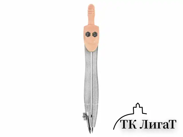 Готовальня BRAUBERG SCHOOL KIT, 11 предметов, циркуль 115 мм, циркуль 125 мм, чертежные принадлежности, персиковый цвет, 210717