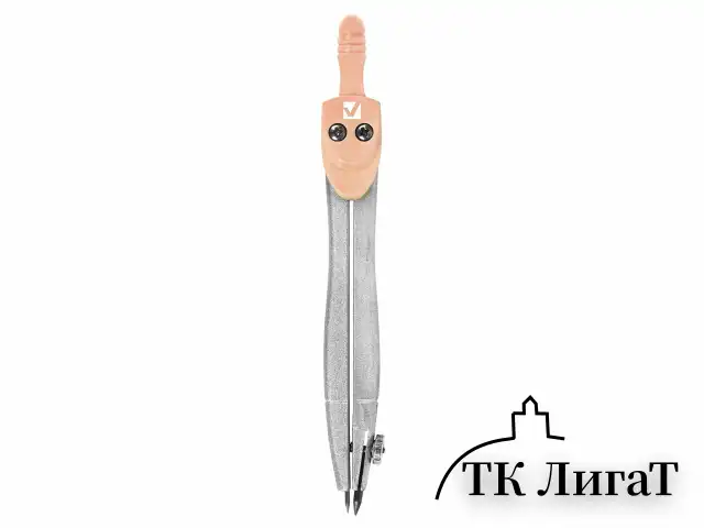 Готовальня BRAUBERG SCHOOL KIT, 11 предметов, циркуль 115 мм, циркуль 125 мм, чертежные принадлежности, персиковый цвет, 210717