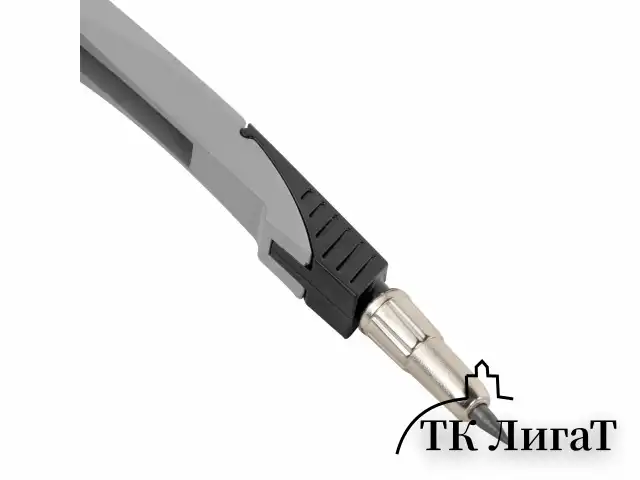 Циркуль с защитным колпачком BRAUBERG "ULTRA", 135 мм, графитовый, блистер, 210817