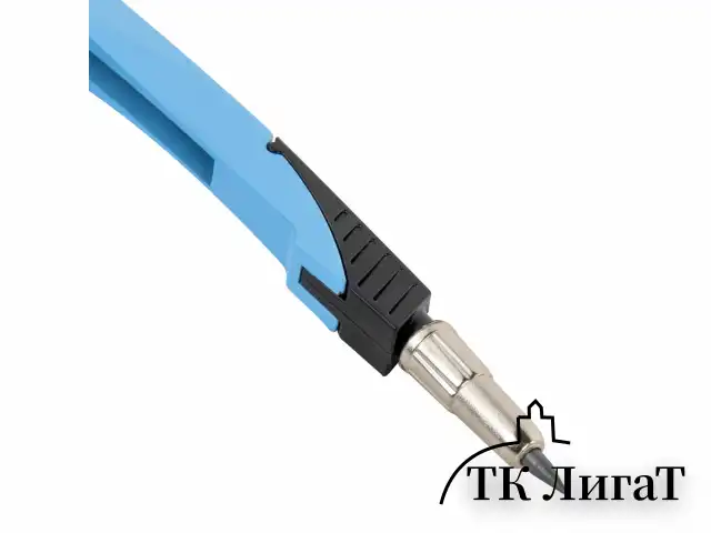 Готовальня BRAUBERG ULTRA, 4 предмета: циркуль 135 мм, запасной грифель, насадка, аквамариновый цвет, 210822