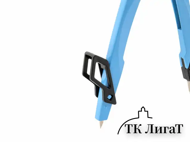 Готовальня BRAUBERG ULTRA, 4 предмета: циркуль 135 мм, запасной грифель, насадка, аквамариновый цвет, 210822