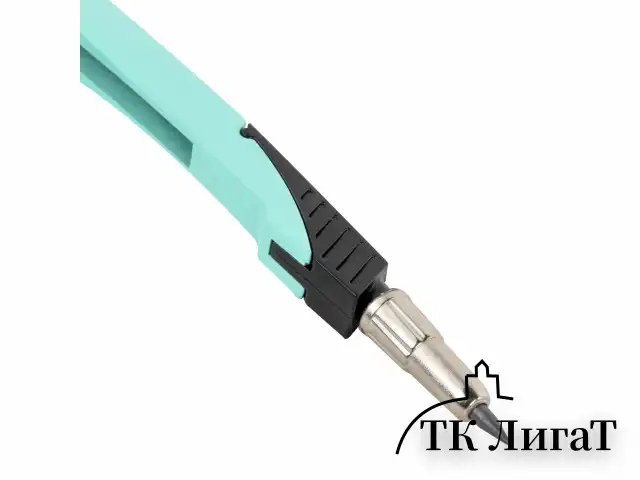 Готовальня BRAUBERG ULTRA, 4 предмета: циркуль 135 мм, запасной грифель, насадка, мятный цвет, 210824