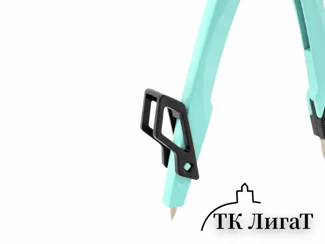 Готовальня BRAUBERG ULTRA, 4 предмета: циркуль 135 мм, запасной грифель, насадка, мятный цвет, 210824