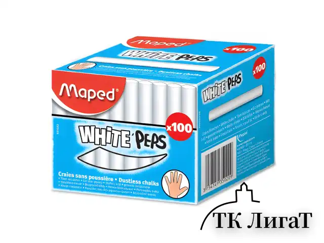 Мел белый MAPED (Франция) "White