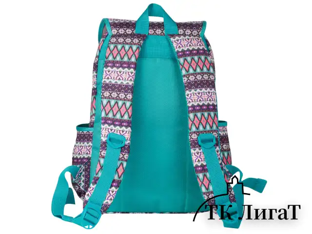 Рюкзак BRAUBERG TRACE универсальный, с клапаном, узоры, "Rhombus", 34х25,5х12,5 см, 226358