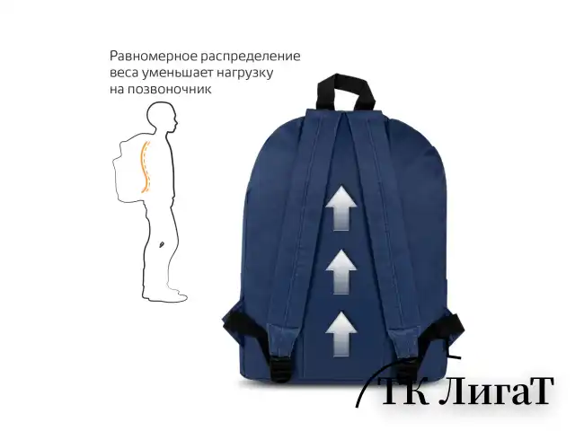 Рюкзак STAFF STREET универсальный, темно-синий, 38х28х12 см, 226371