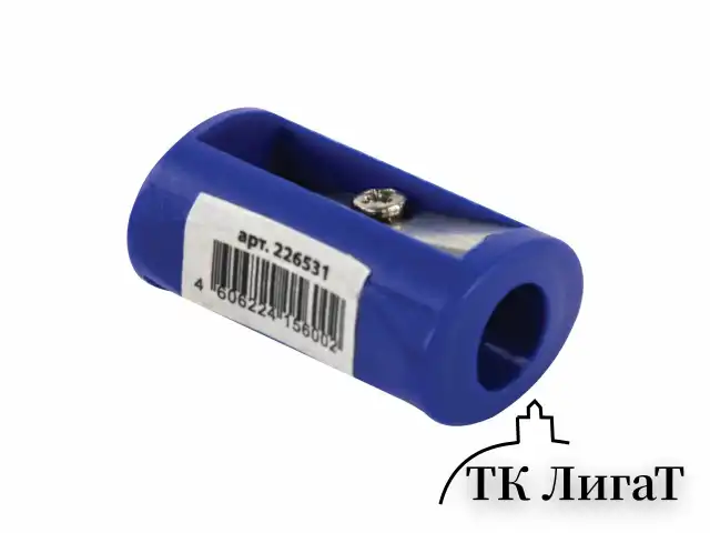 Точилка ПИФАГОР, без контейнера, пластиковая, ассорти, 226531