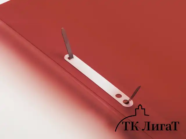 Скоросшиватель пластиковый с перфорацией BRAUBERG, А4, 140/180 мкм, красный, 226582