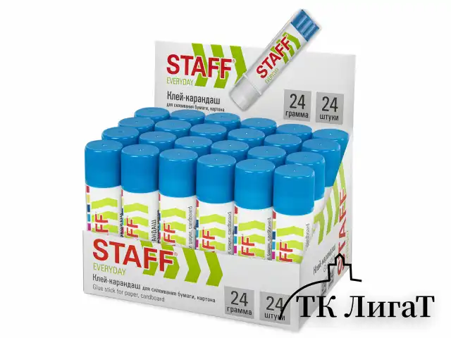 Клей-карандаш STAFF "EVERYDAY", 24 г, 226617